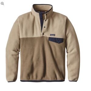 Patagonia Beige and Brown Synchilla Fleece
